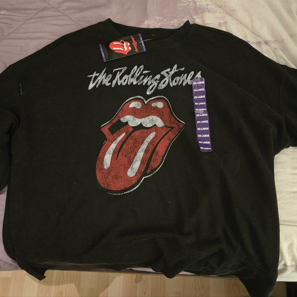 Rolling Stones XXL Black Sweatshirt